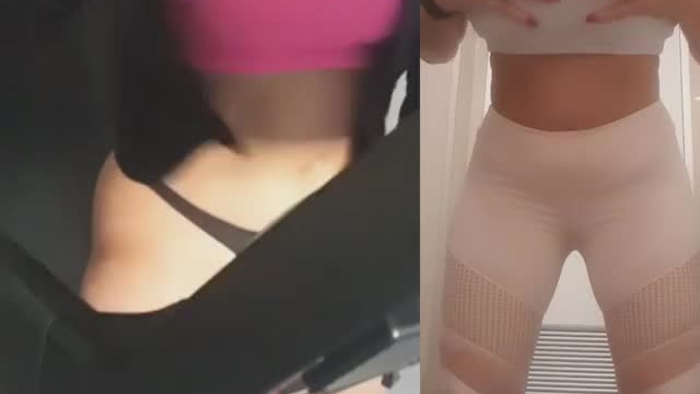 Thick girl shake jiggle changing