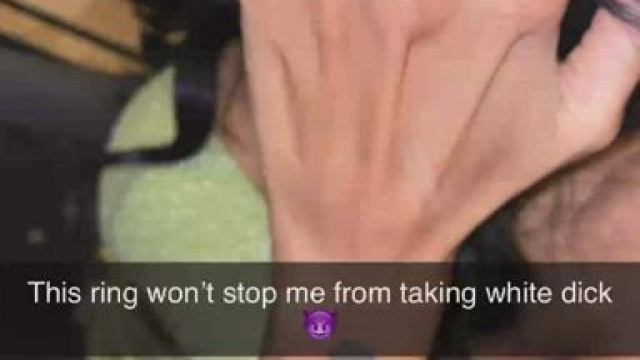 White Dick Looks Good in Me, Would You Agree?