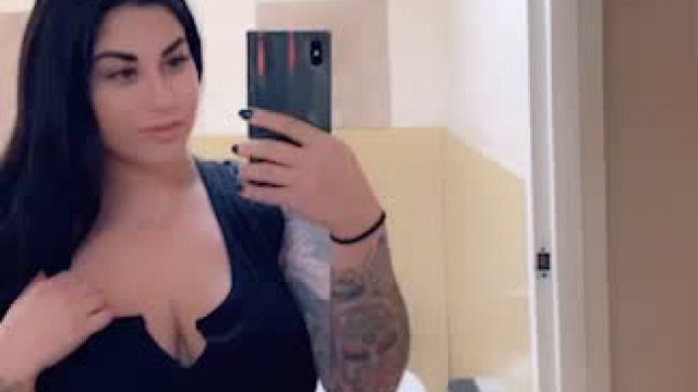 I miss being able to go out and flash my tits in public bathrooms!!