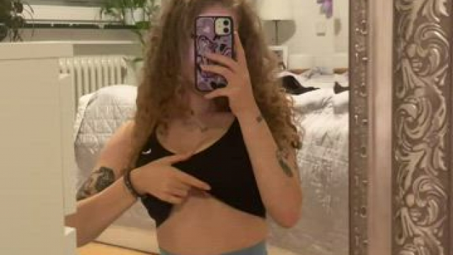 my 19 year old boobs are waiting for you to suck on them