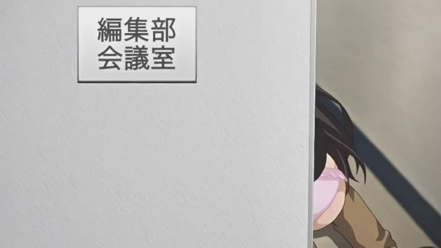 Boobjob at a manga studio