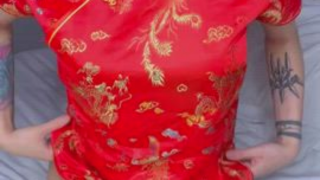 Cum in my lil Asian vag