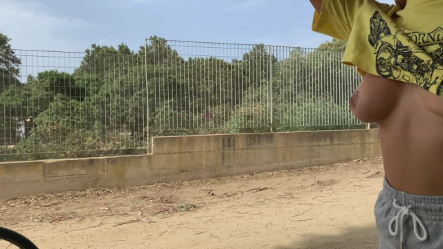 Pretty sure he saw my boobs