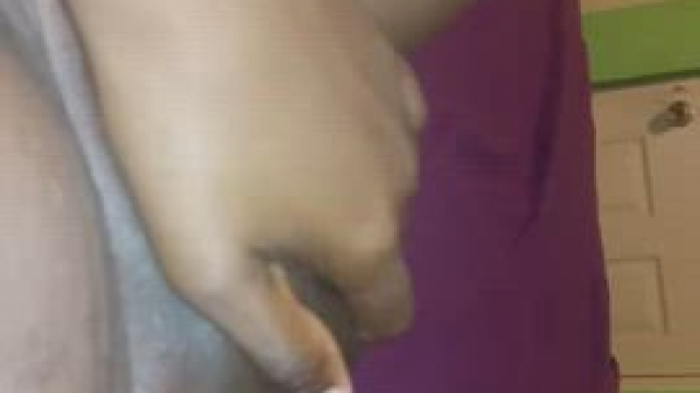 Playing with my Pierced Cat