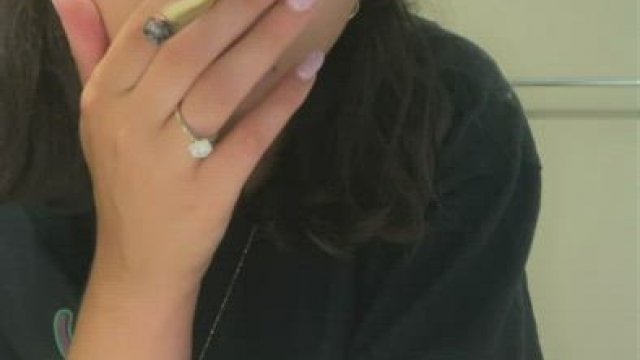 College Girl Stripping Off Summer Break Clothes