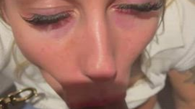 Giving head in the club toilets