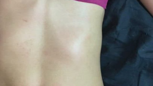 Still breathing hard after being covered (OC)