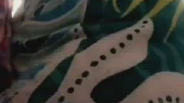 Freshly showered booty