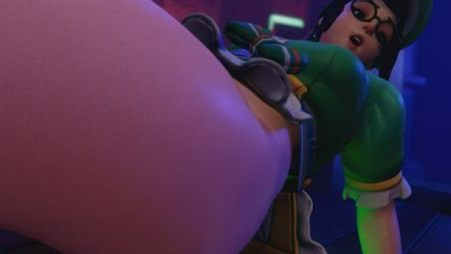 Mei riding (GC RAW) [Overwatch]