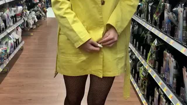 Went to Walmart naked for a little light shopping ;)