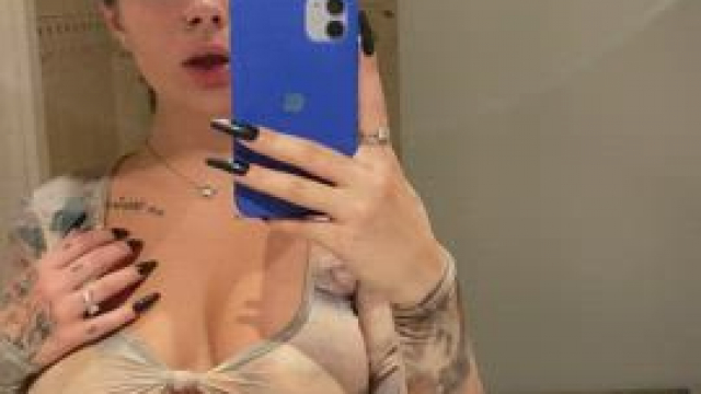 Thank you for my parents that I can share my boobs to the world [gif]