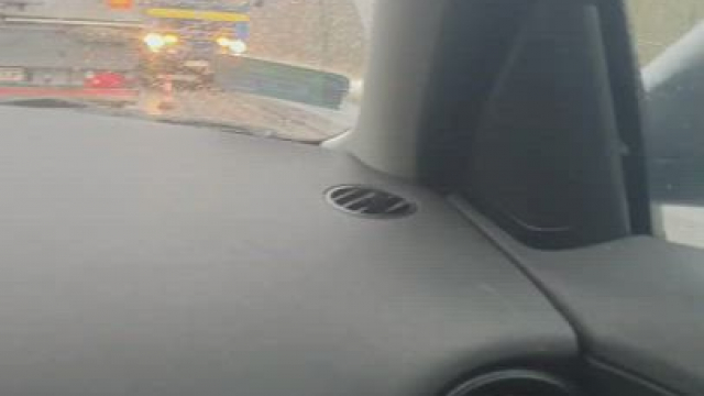 Gentlemen... please fix the road, not your boobs in your heads... [GIF]