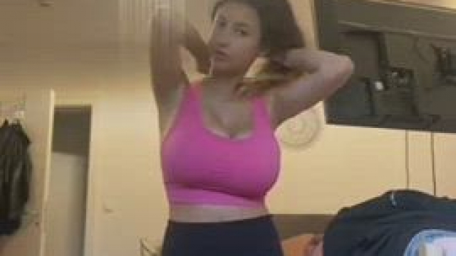 OMG, the way she leans in...