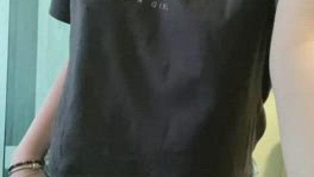 Squishing my big peach