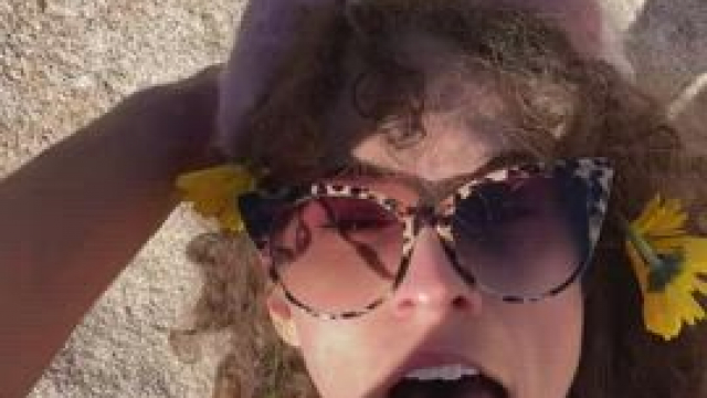 Me and my step son on a hike.