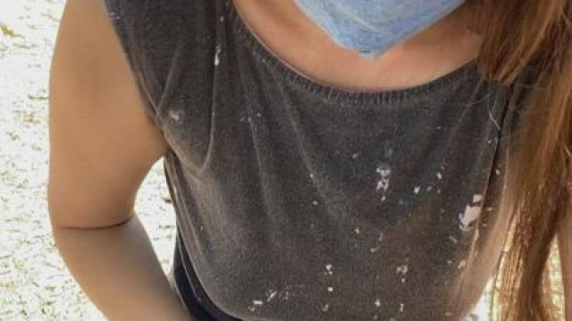 Playing with my busy in [f]ront of a busy intersection