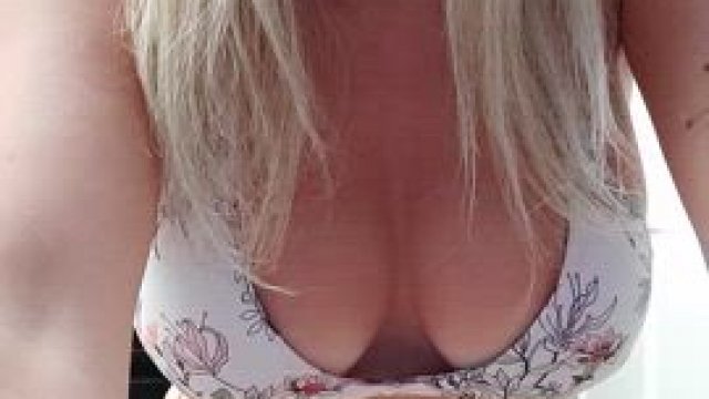 My natural tittys looked good in my bikini but it was definitely holding me back