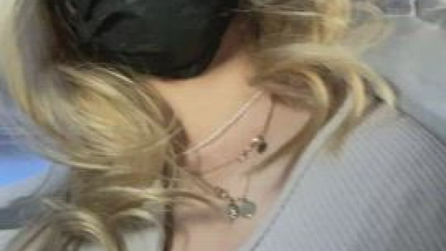 my tits on the plane