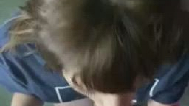 lovely amateur girl loves cum.