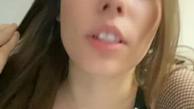 Watch my drool coming out in slowmo