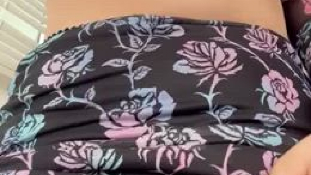 Nothing makes me hornier than walking around with crotchless beaded panties on m