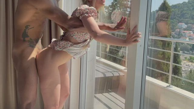 giving the neighbours a private show.. (OC)