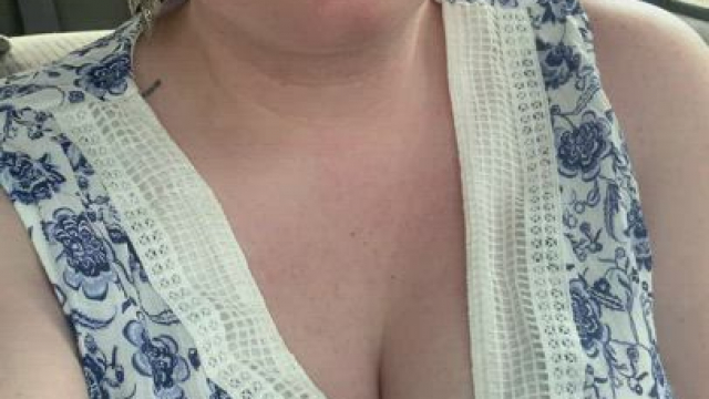 Taking my tits out in public turns me on