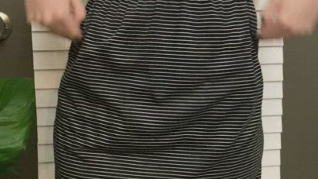 Showing you what's hiding under my dress :)