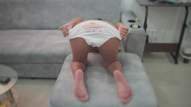 Peeling off my rabbit panties