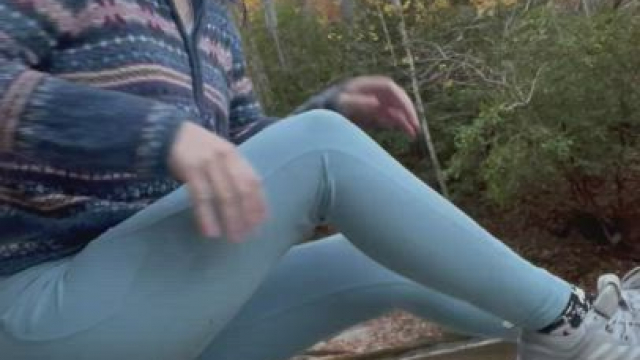 If we go in a hike- yes I’m flashing you, just trying to make you hard :) [GIF]