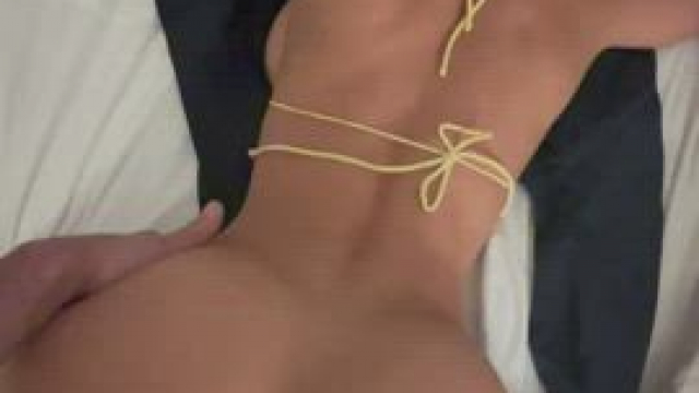 POV: you found a college girl at the pool and brought her home