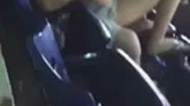 Enjoying a night at the ballpark