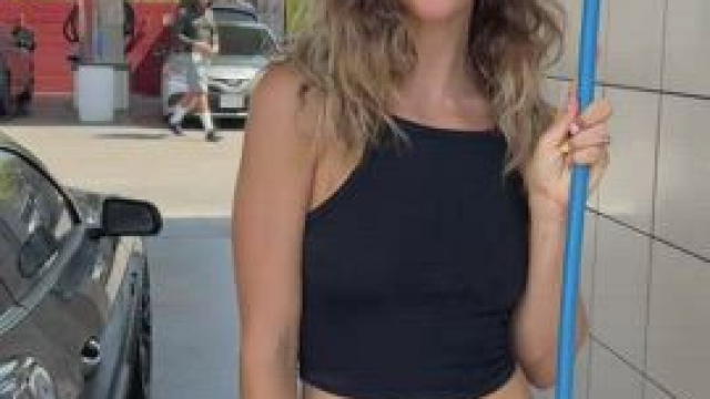 Wishing could wash my car naked, but I guess a flash shall suffice…for now