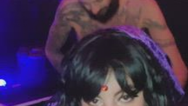 raven needed to be choked while cumming all over my cock [OC]