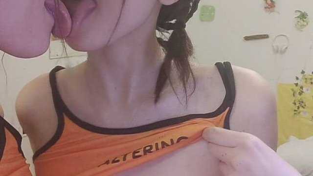 Making out with my twin sister