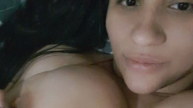 My titties are almost as huge as my head. Can you guess what my cup size is?