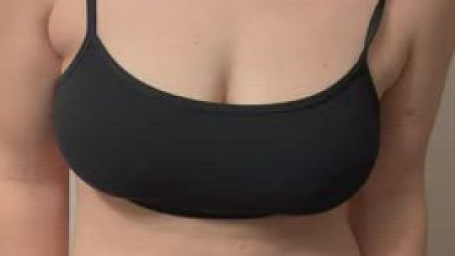 I can't help but smile when I take my top off :)