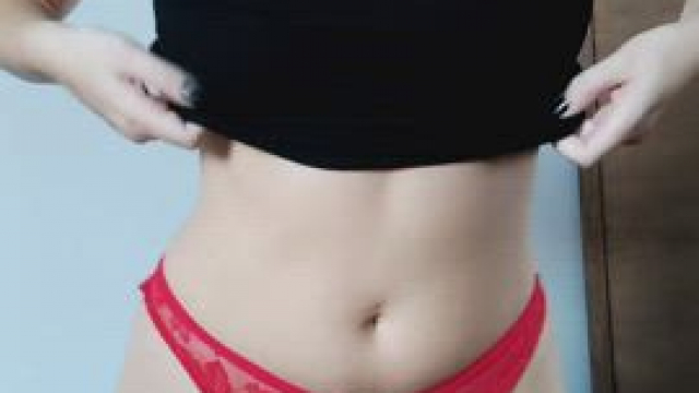 Here is the bouncy blonde you ordered [gif]