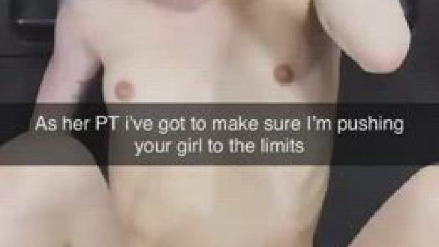 Her personal trainer is not messing about