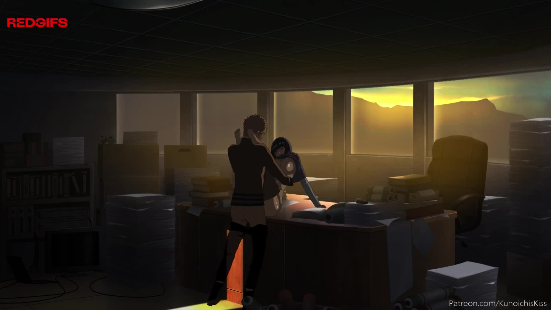 Naruto banging milfs in hokage office