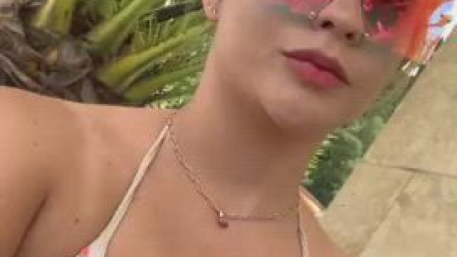 My bikini can barely contain my titties... I need some help :)