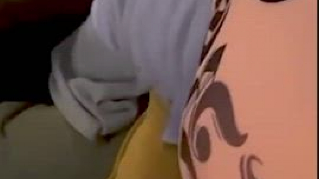 Billie Eilish slapping her own massive tits