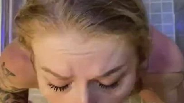 When she is ready for round 2 in the shower