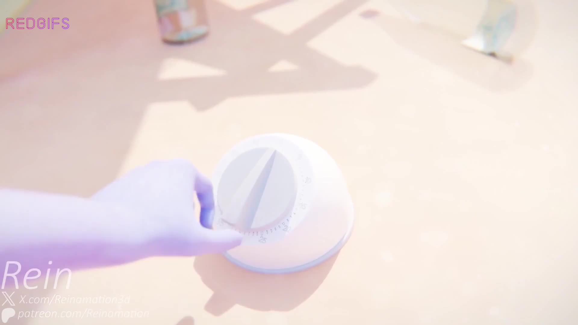 Widowmaker having a relaxing beach day🌴🌊 (Reinamation3d)