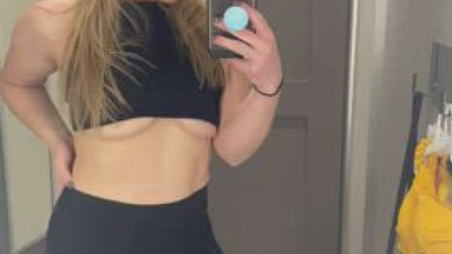 Mom’s getting slutty in the fitting room again