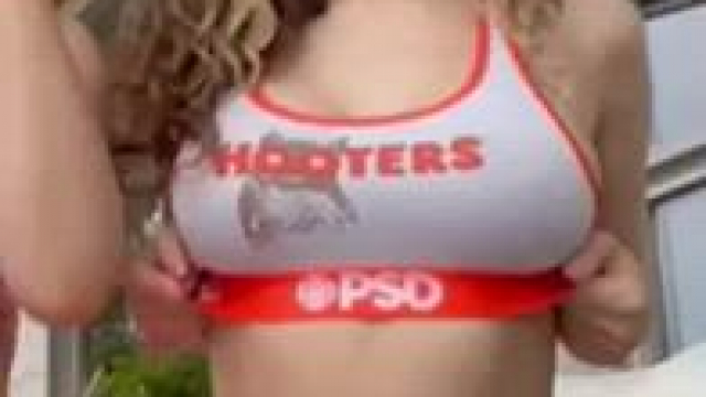 She loves playing with my soft squishy boobs!