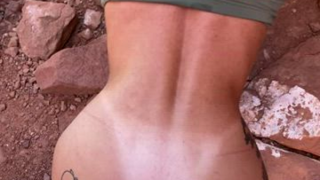 Bending over in public [GIF]