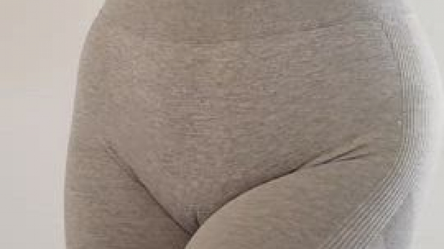 Me plus yoga pants equals camel toe