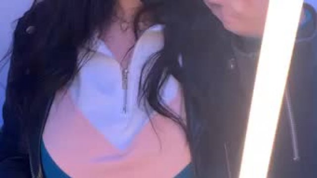 If only the people on the outside of this airplane bathroom knew about what's go