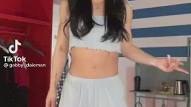 Canadian figure skater Gabby Daleman on her TikTok